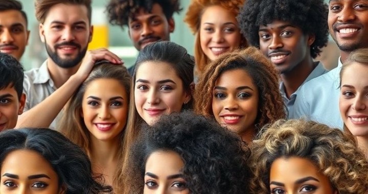 A diverse group of people with various hair types and styles, each looking confident and well-groomed. Some are applying hair gel, others are showing off their perfectly styled hair. The background is bright and modern, suggesting a salon or beauty product display. The overall mood is positive and empowering, showcasing the benefits of good hair styling, ultra realistic, highly detailed, 8k quality, photorealistic
