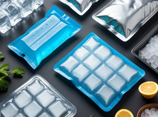 various types of ice packs insulated, including gel packs, reusable ice packs, and dry ice packs